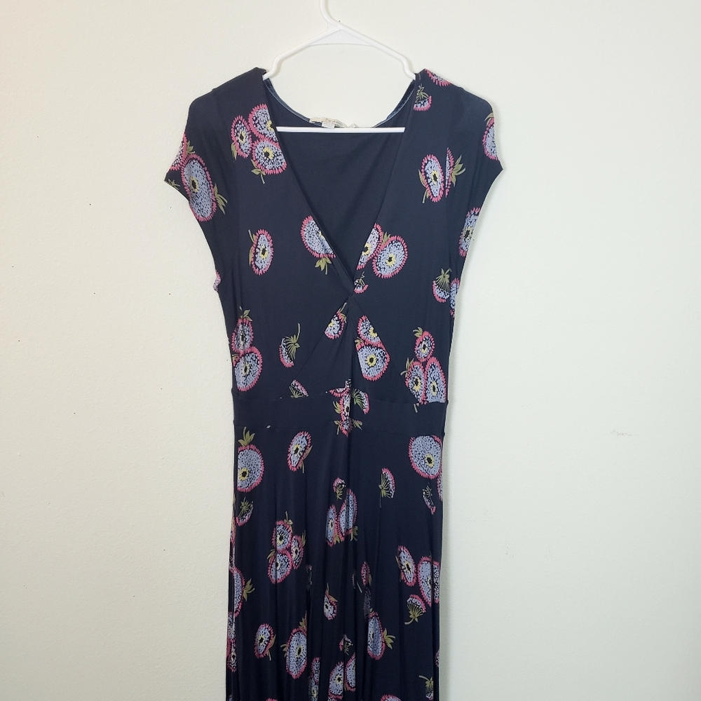 Boden Floral Seville Dress 12 Long